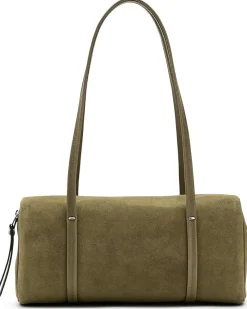 Madewell The Brioche Shoulder Bag in Suede