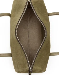 Madewell The Brioche Shoulder Bag in Suede