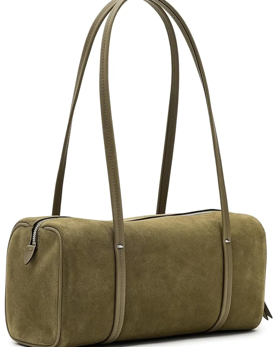 Madewell The Brioche Shoulder Bag in Suede