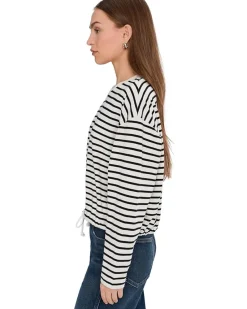 Madewell The Perfect Tie-Waist Tee in Allday Jersey Women's
