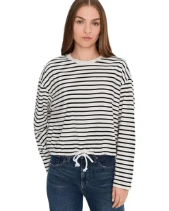 Madewell The Perfect Tie-Waist Tee in Allday Jersey Women's