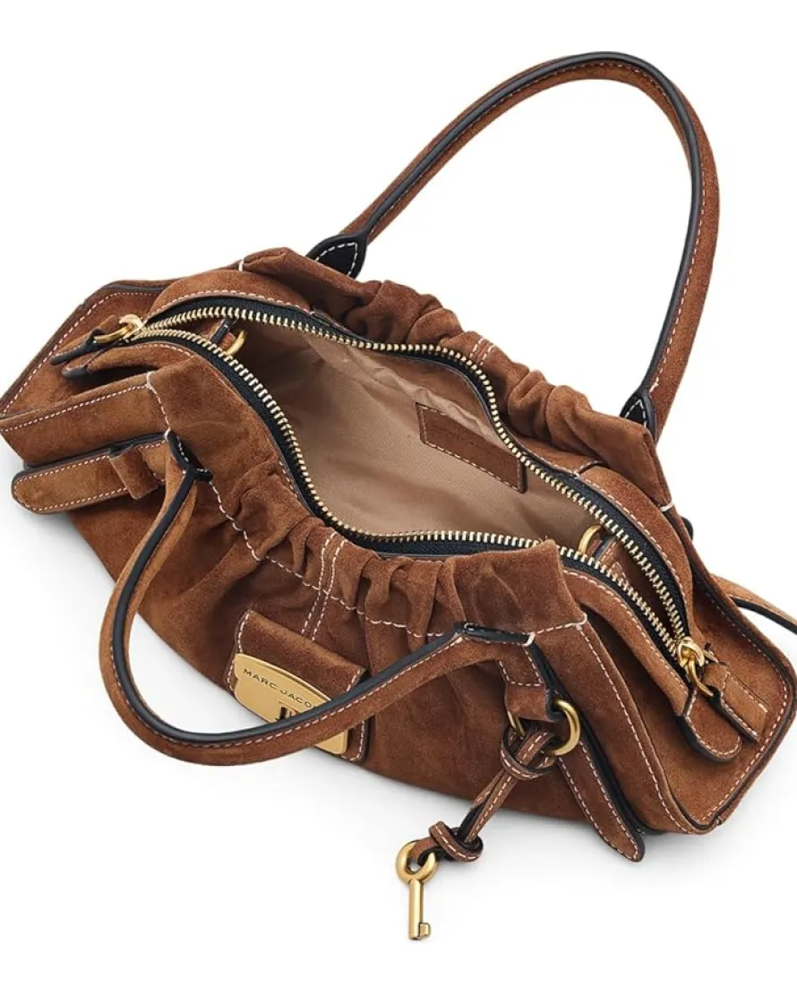 Marc Jacobs The Denim Suede Cristina Small Satchel