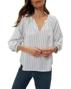 Michael Stars Cleo Notch Neck Top Women's