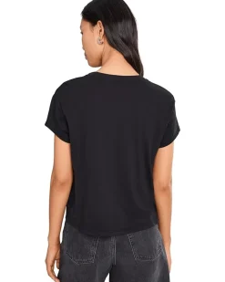 Michael Stars Grayson Cropped Crew Neck Women's