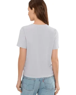 Michael Stars Jacee Shirred Shoulder Tee Women's