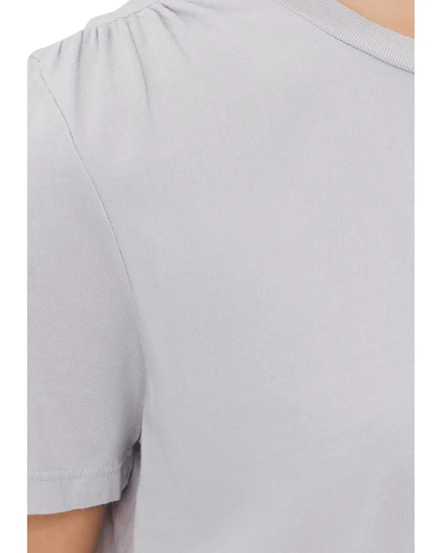 Michael Stars Jacee Shirred Shoulder Tee Women's