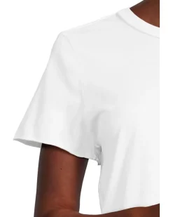 Michael Stars Jackie Raw Edge Crew Neck Tee Women's