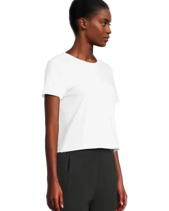 Michael Stars Jackie Raw Edge Crew Neck Tee Women's