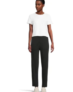 Michael Stars Jackie Raw Edge Crew Neck Tee Women's