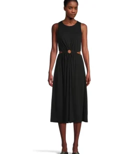 Michael Stars Leni Cut Out Midi Dress Women's