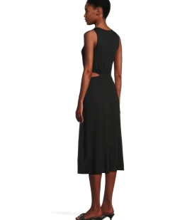 Michael Stars Leni Cut Out Midi Dress Women's