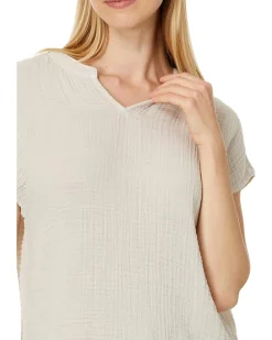 Michael Stars Naomi Split Neck Top Women's
