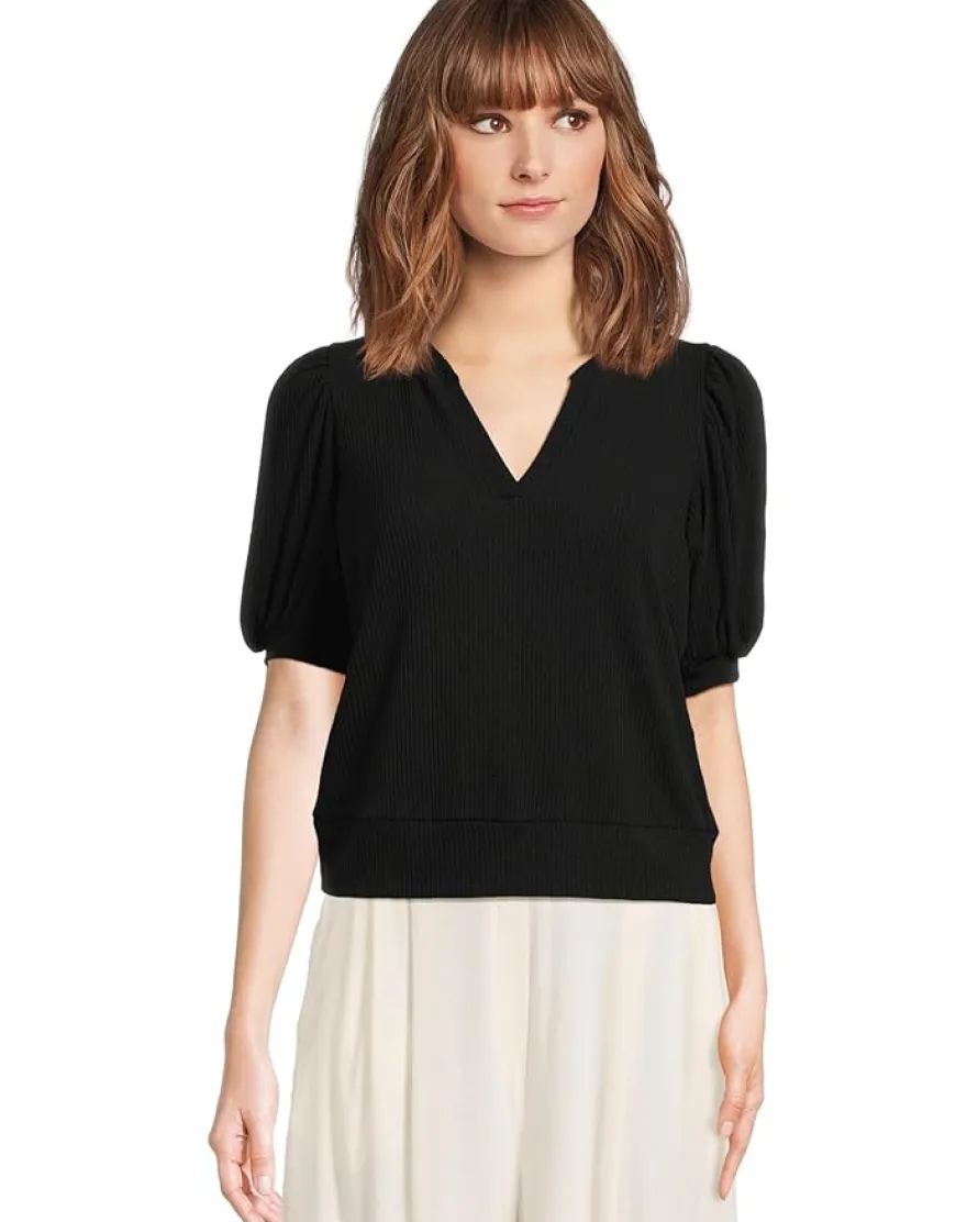 Michael Stars Quinn Puff Sleeve Top Women's