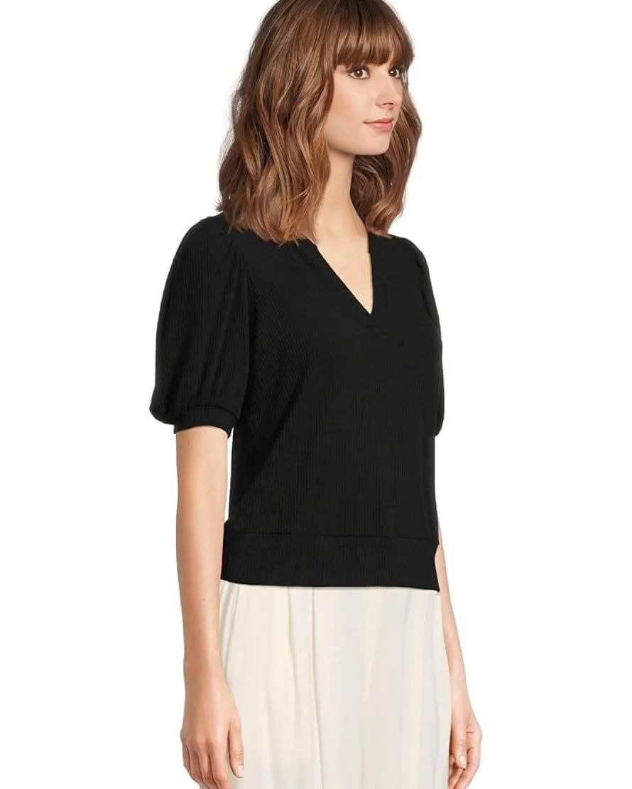 Michael Stars Quinn Puff Sleeve Top Women's