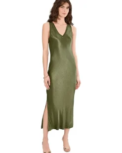Michael Stars Randi V-Neck Midi Women's