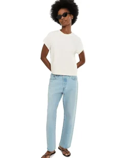 Michael Stars Solene Boxy High Crew Tee Women's