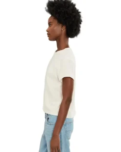 Michael Stars Solene Boxy High Crew Tee Women's