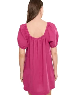 Michael Stars Tabitha Square Neck Baby Doll Dress Women's