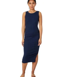 Michael Stars Wren Midi Dress with Slit Women's