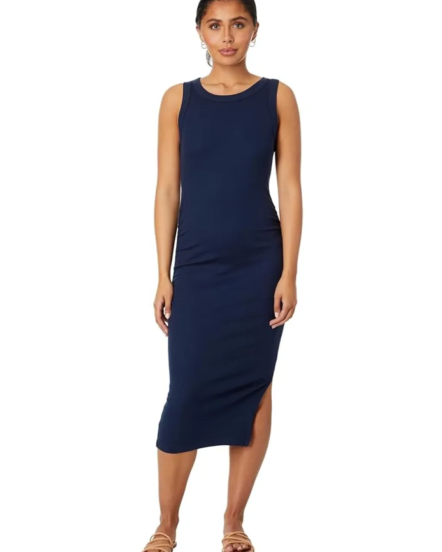 Michael Stars Wren Midi Dress with Slit Women's