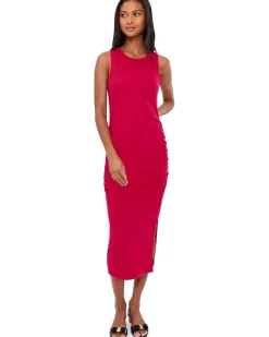 Michael Stars Wren Ruched Midi Women's
