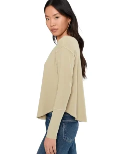 Mod-o-doc Long Sleeve Dropped Armhole Oversized Top Women's