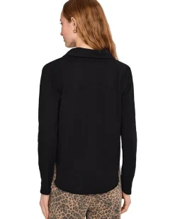 Mod-o-doc Long Sleeve Easy Polo Tee Women's