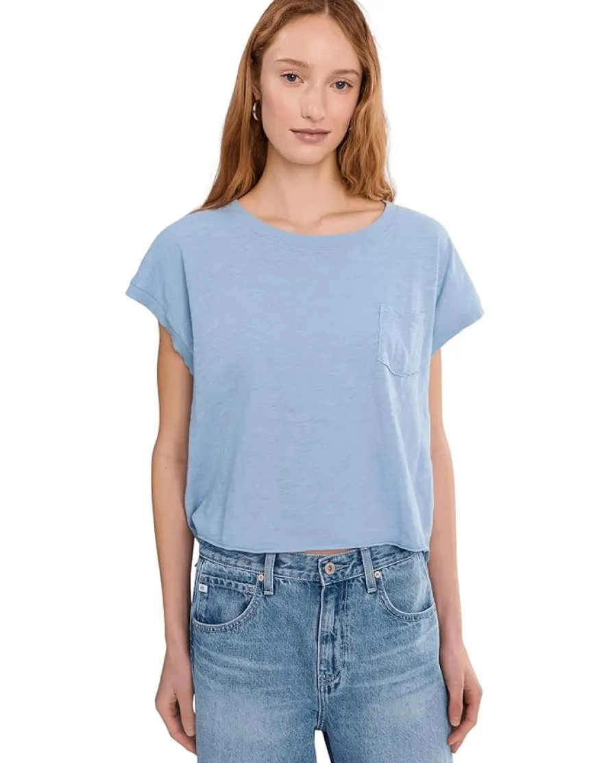 Mod-o-doc Short Dolman Sleeve Step Hem Tee Women's