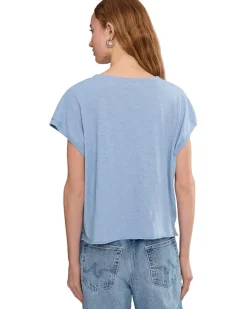 Mod-o-doc Short Dolman Sleeve Step Hem Tee Women's