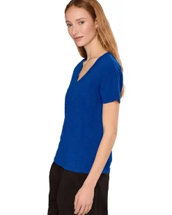Mod-o-doc Short Sleeve V-Neck Boxy Tee Women's