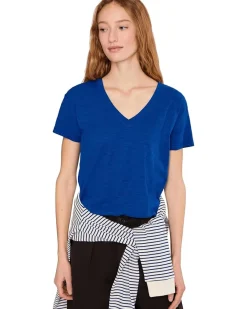 Mod-o-doc Short Sleeve V-Neck Boxy Tee Women's