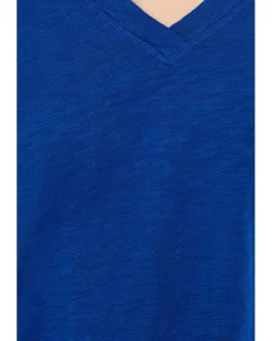 Mod-o-doc Short Sleeve V-Neck Boxy Tee Women's