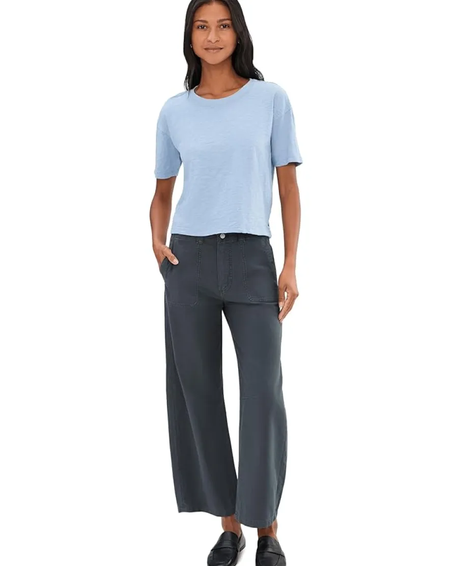 Mod-o-doc Shrunken Boxy Crew Neck Short Sleeve Tee Women's