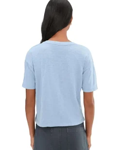 Mod-o-doc Shrunken Boxy Crew Neck Short Sleeve Tee Women's