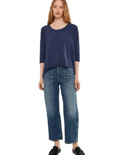 Mod-o-doc 3/4 Sleeve Scoop Neck Tee Women's