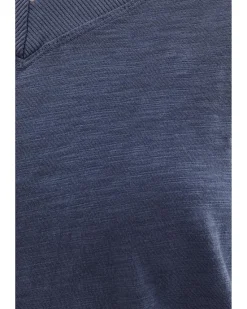 Mod-o-doc 3/4 Sleeve Wide V-Neck Boxy Tee Women's
