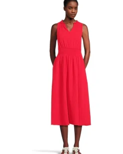 Mod-o-doc Smocked Waist Midi Tank Dress Women's
