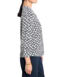 NIC+ZOE Basket Weave Ecovero Shirt Women's