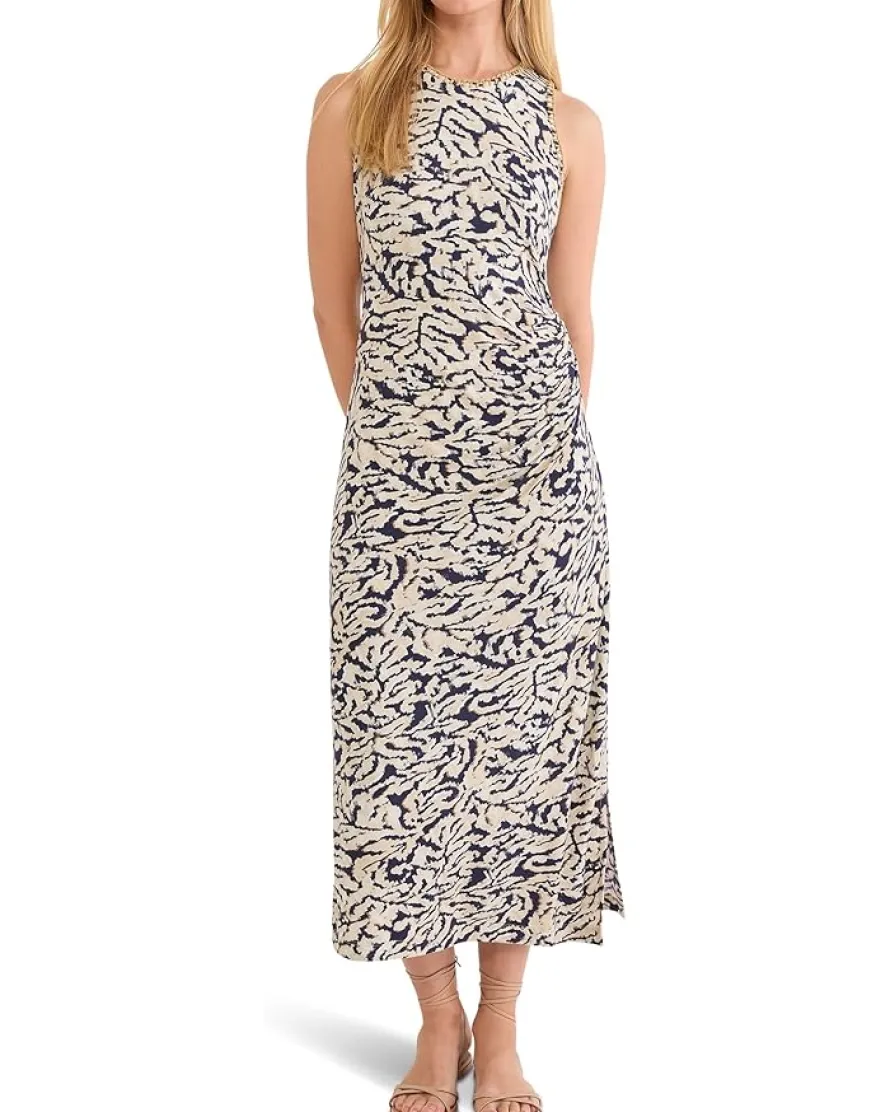 NIC+ZOE Contrast Swirl Heather Dress Women's