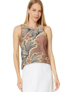 NIC+ZOE Dotty Palms Tank Women's