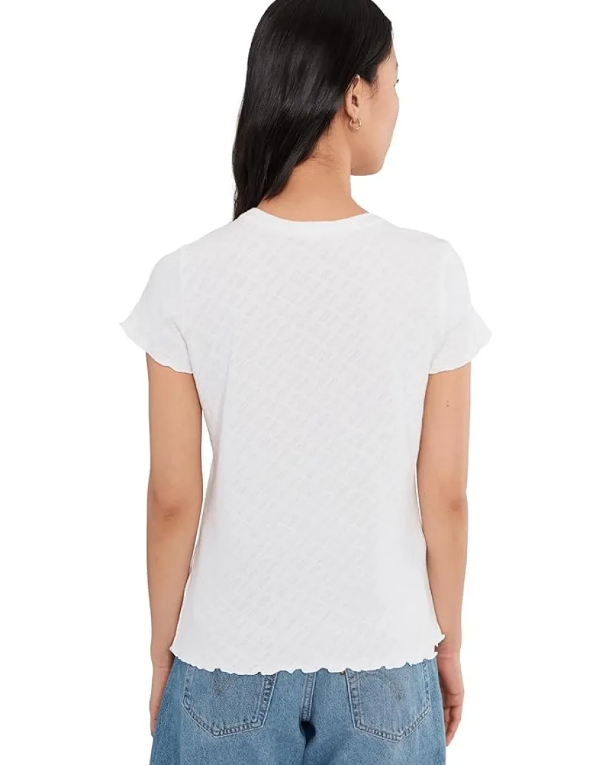 NIC+ZOE Lace Knit T-Shirt Women's