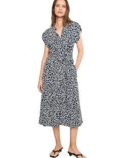 NIC+ZOE Leopard Sketch Sonni Dress Women's
