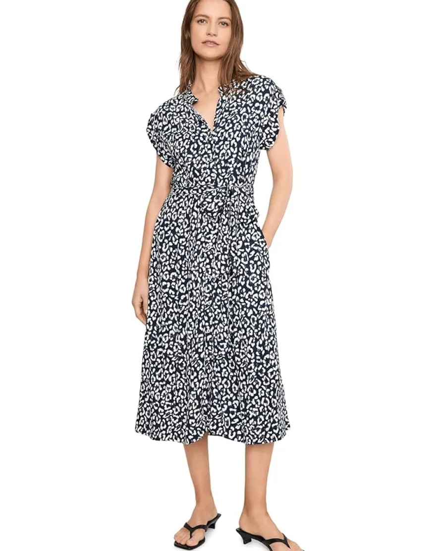 NIC+ZOE Leopard Sketch Sonni Dress Women's