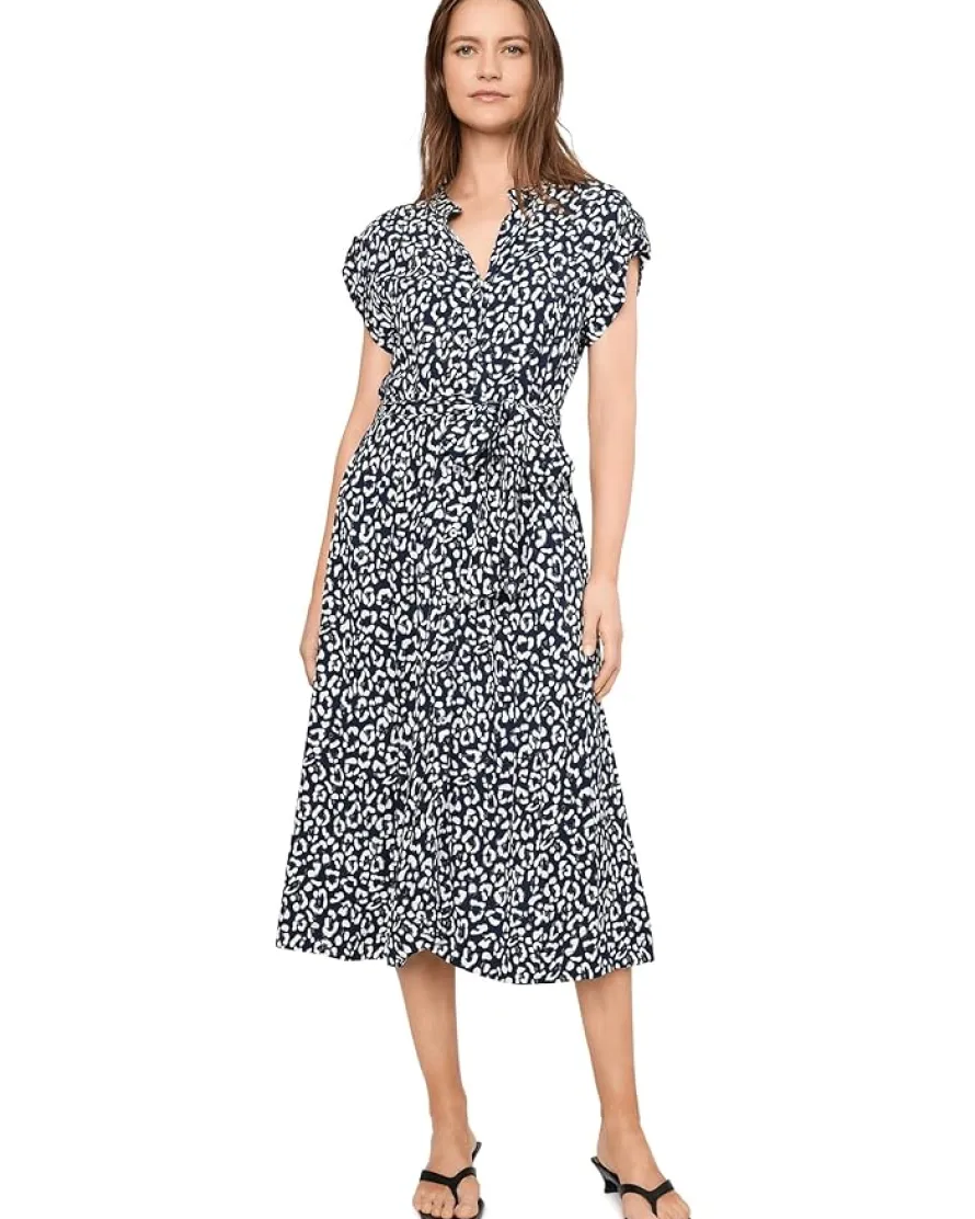 NIC+ZOE Leopard Sketch Sonni Dress Women's