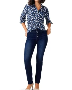NIC+ZOE Many Moons Crinkle Shirt Women's