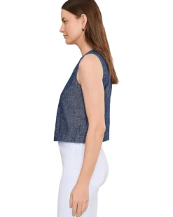 NIC+ZOE NZ by NIC+ZOE Chambray Mix Stevie Tank Women's