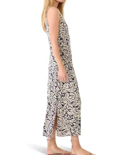 NIC+ZOE Petite Contrast Swirl Heather Dress Women's