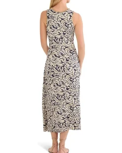 NIC+ZOE Petite Contrast Swirl Heather Dress Women's