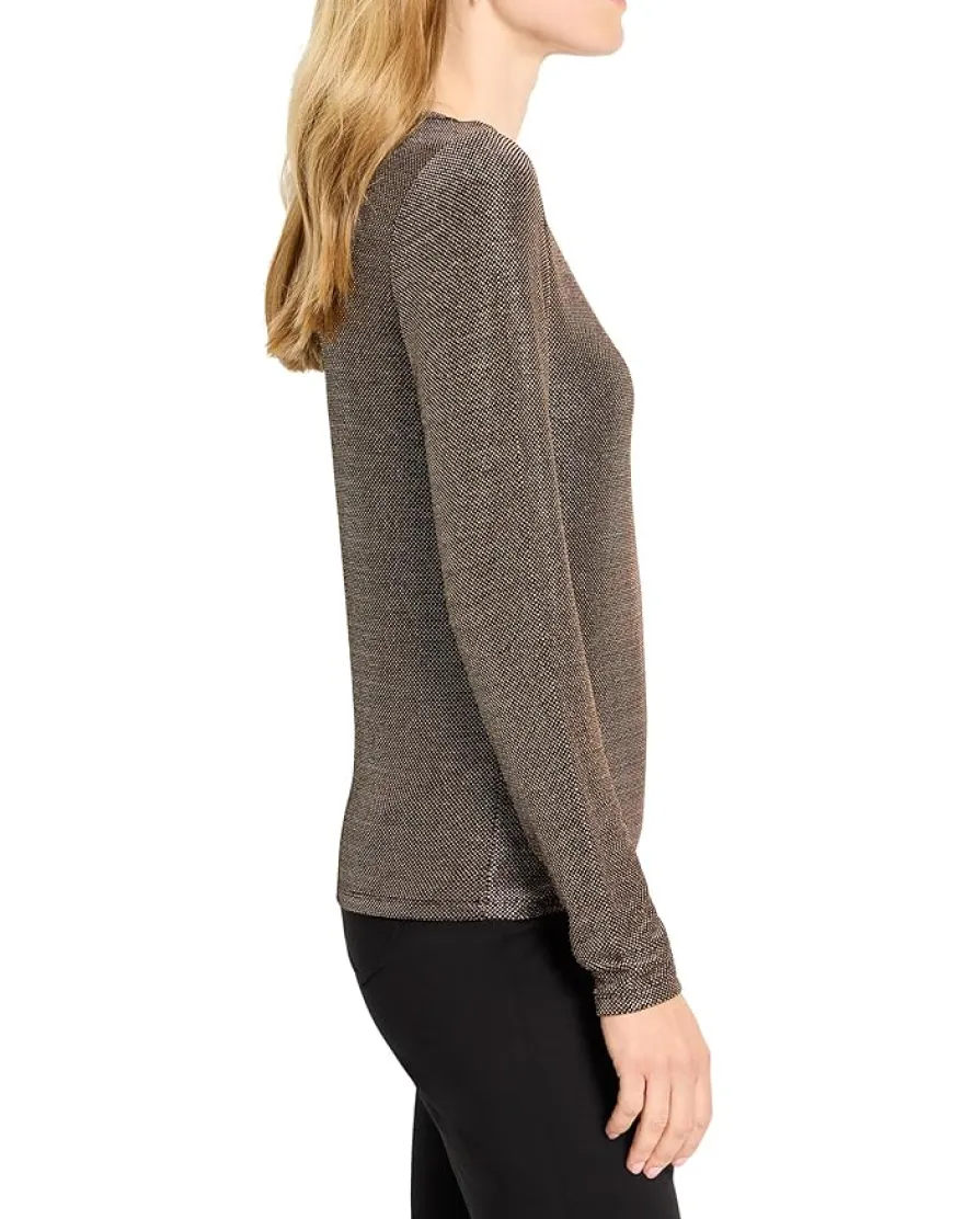 NIC+ZOE Petite Diamonte Knit Top Women's