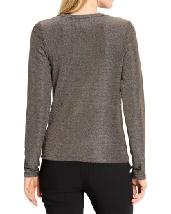 NIC+ZOE Petite Diamonte Knit Top Women's